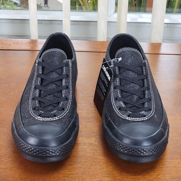 Converse X JW Anderson CTAS 70 VTG Ballet UT Ox Black 160802C Black/Glitter NWB - Picture 3 of 14